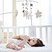 COTTONBEBE Crib Mobile 35 Lullaby Muisc, Cotton Baby Mobiles for Cribs & Pack N Play, Easy to Install, Stuffed Animals Hanging Toys Newborn Boys & Girls, Star Nursery Decor