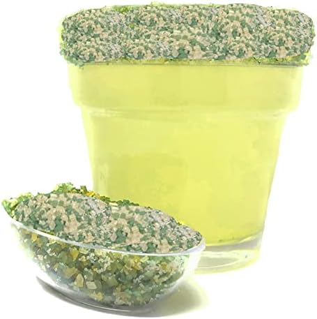 Snowy River Margarita Sugared Salt Blend - Naturally Colored Margarita Salt with Sugar hints, Margarita Rimmer, Beverage Rimmer, Cocktail Rimming Salt, Decorative Salt, Kosher (8oz Bag)