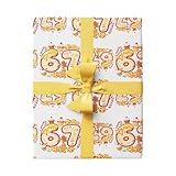 Lustiges Weihnachts-Geschenkpapier, 67, Geschenkpapier, für Freunde, Event-Organizer, Büro, Kollegen, Social Club, Geburtstag, Familientreffen, Ruhestand