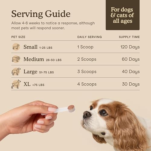 image for Fera Pets Mushroom Supplement for Dogs & Cats with Turkey Tail - USDA 