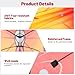 3 Pack Large Kites, Easy to Fly Large Butterfly, Giant Red Octopus & Colorful Delta Kite for Beach Trip - Perfect Outdoor Toys for Boys Girls Ages 4-8 8-12,Three Handle with 328FT String Included