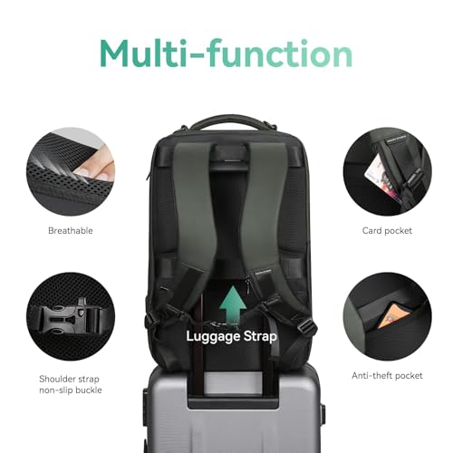 Image of MARK RYDEN Business Backpack for Men, Waterproof High Tech Backpack with Sport Car Shape Design and USB Charging Port, Travel Laptop Backpack Fits 17.3 Inch Notebook | Waterproof Tech Backpack with USB Charging Port, Professional Work Backpack for Travel, Office, College, Commuting, Hiking