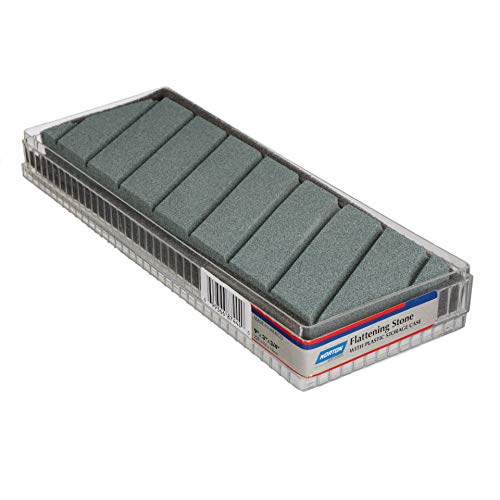 Norton 69936687444 Flattening Stone With Diagonal Grooves For Waterstones, Coarse Grit Silicon Carbide Abrasive, Superbly Flat With Hard Bond, Plastic Case, 9" X 3" X 3/4" #TOP1