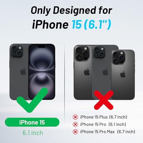 Protection antichoc 360° pour iPhone 15 avec clapet magnétique et sécurité RFID