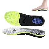 Semelle Orthopédiques pour Hommes et Femmes Semelles Chaussures Confort Soulagent la Fasciite Plantaire Soutien de la Voûte Plantaire Semelles de course pour pieds plats et tendinite tendon d'Achille