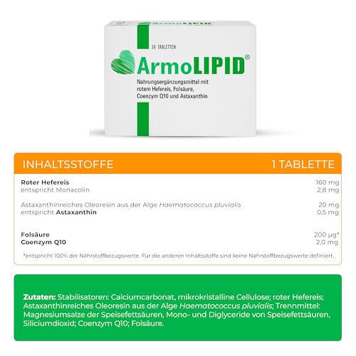ArmoLIPID Tabletten 30 tablettes complement alimentaire pour le bien etre cardiaque
