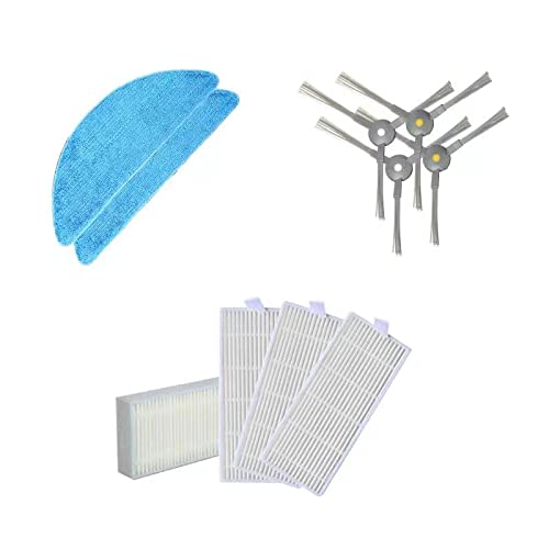 SmartAi S7 Max Saugroboter Staubsauger Roboter Wischroboter Lasernavigation 3.0 3200Pa Multi-Map OTA Alexa&App&Sprachsteuerung 600ml Staubbehälter 350ml Wassertank Cover