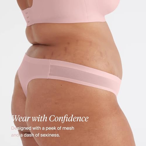KNIX Light Leakproof No-Show Mesh Thong - Period Underwear for Women3