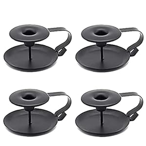 Houders van de Kaars Taper Kaarsenstandaarden Stand voor Valentijn Christmas Party Halloween Wedding Dinning 4PCS Chic Holiday Ornaments