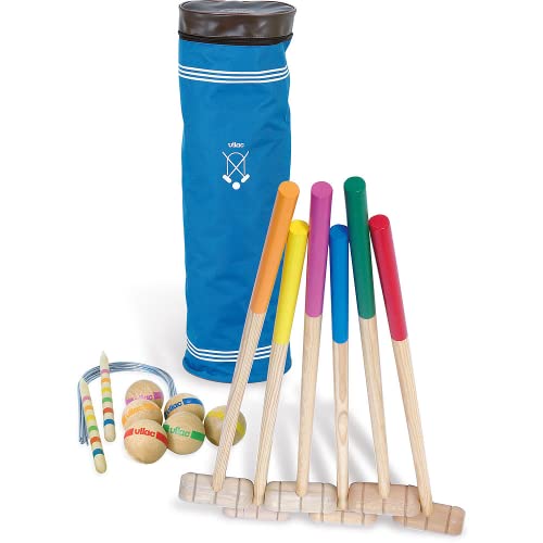 Vilac- Croquet, 4093B, Moyen, Bleu, Rouge, Jaune, Vert