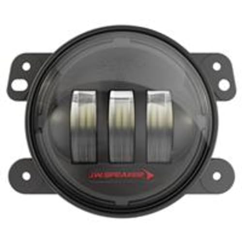 J.W. Speaker 0554573 Model 6145 J2 12V SAE/ECE LED Fog Light with Black Inner Bezel - 2 Light Kit, 2 Pack