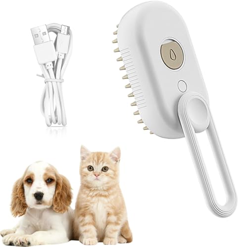 ESCOVA À VAPOR PARA GATOS E CÃES 3 em 1 . voo de águia . Limpeza Profunda, Desinfecção, Redução de O