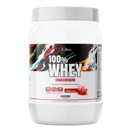 Whey Protein 100% Whey Concentrado Pote - 900g - TAG Nutrition (Pote 900G, Chocolate)