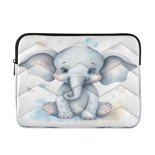 Funda para portátil 13-14 pulgadas con diseño elefante