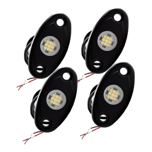 Luces de roca Alipis de 4 piezas para evitar daños en los bajos de tu coche todoterreno