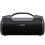 MIATONE 60W Portable Bluetooth Speaker with Titanium Subwoofer, Outdoor Wireless Waterproof Big Loud Bluetooth Speakers, 8000mAh Power Bank for Camping Party(Black)