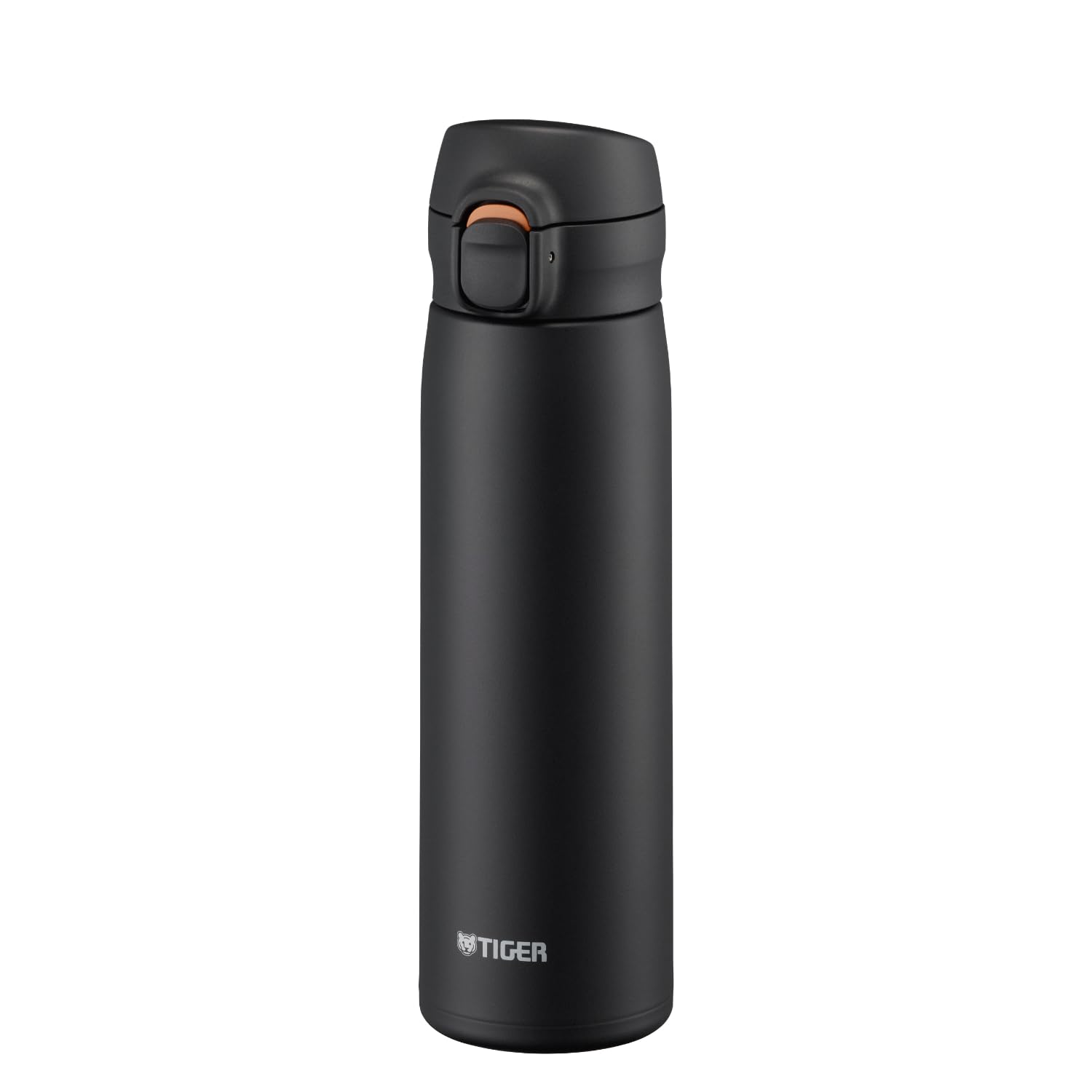 【Dishwasher Compatible・Integrated Gasket Model】TIGER Thermos Flask 500ml One-Push Stainless Steel Bottle Easy-to-Drink Design Integrated Lid and Gasket, Only 3 Parts to Wash Easy Cap Vacuum Insulation