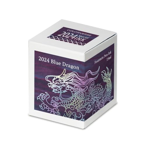 Image of Colorverse 2024 Special Ink - Blue Dragon Standard (15ml) Fountain Pen Ink