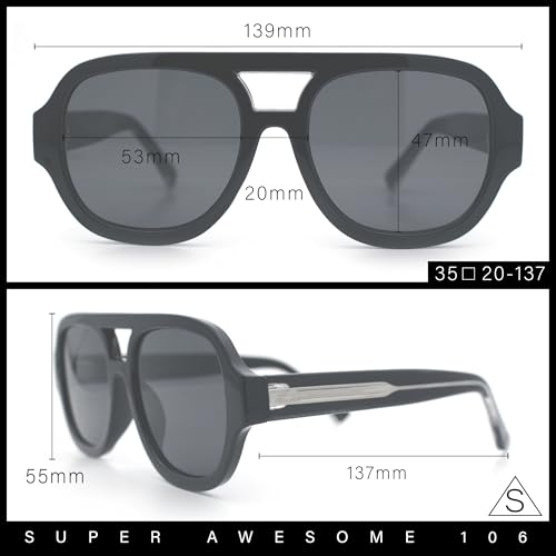 SA106 Iconic Classy Luxe Thick Metal Core Arm Racer Sunglasses3