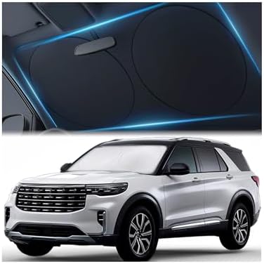 Magnelex Car Windshield Sunshade – Double-Layer Design for 2X Hea...