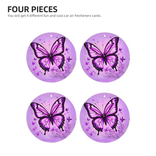 Hojas aromáticas Purple Butterfly para auto miniatura 2