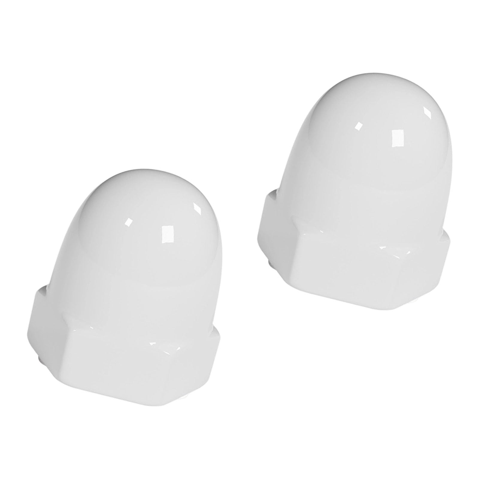 JSGHGDF Ceramic Toilet Bolt Concealers Bathroom Fixtures Covers for Clean Visual Appeal Design