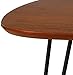 Walker Edison Mid Century Modern Hairpin Coffee Table Living Room Accent Ottoman Storage Shelf, 32 Inch, Walnut