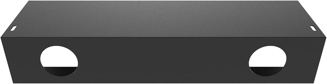 Jingchengmei Under Desk Cable Management Tray, Metal Cord Organizer, Wire Management for Office and Home, Black, 17 inches wide - Image 5