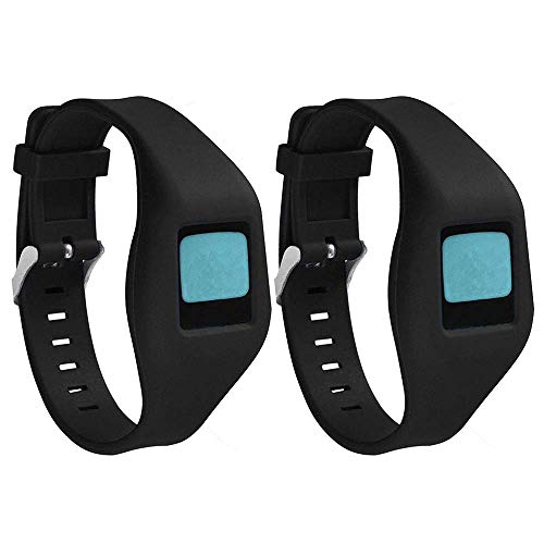 QGHXO Buckle Bracelet for Fitbit Zip, Replacement Silicone Band with Chrome Watch Clasp