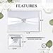 Wedding Guest Book and Pen Set | Guest Book Wedding Set with Lined Pages for Sign in (Butterfly Centerpiece)