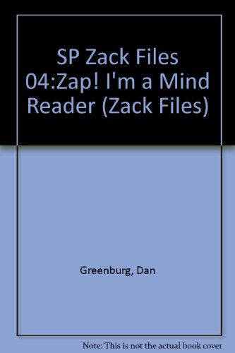 SP Zack Files 04:Zap! I'm a Mind Reader 0448425610 Book Cover