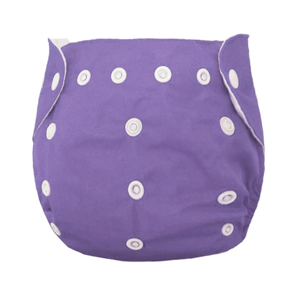 NIVAA Kids Cloth Diapers Waterproof Diaper Pants Breathable Nappy Diapers Purple-image-33