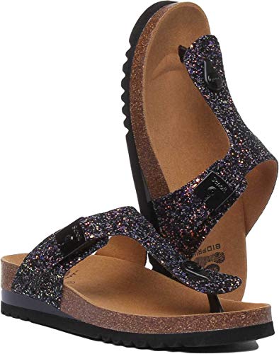 Scholl Infradito Glam SS 1, Nero, 36 EU