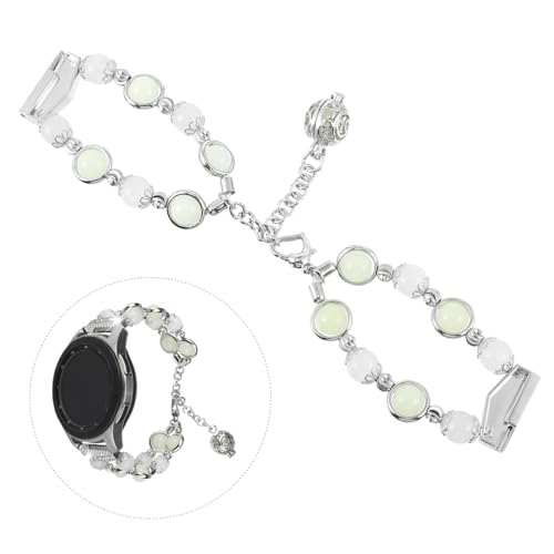 Correa de reloj de ágata con cuentas luminosas OSALADI elegante 6