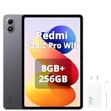 XIAOMI REDMI Pad 2 Pro,8+256 GB,12,1" 2,5 K 120 Hz,batteria gigante da 12000 mAh (tipo), processore 4 nm,connettività continua,grigio grafite,WiFi,con caricatore da 33 W