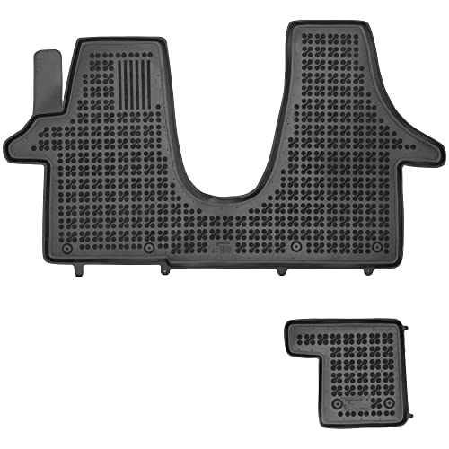 MOTOS Tapis de Voiture en Caoutchouc pour Volkswagen T6 Depuis 2015 Améliorez Votre Confort de Voyage avec Le Tapis antidérapant pour Voiture - Tapis de Sol pour Voiture Tous Temps, Protection Contre