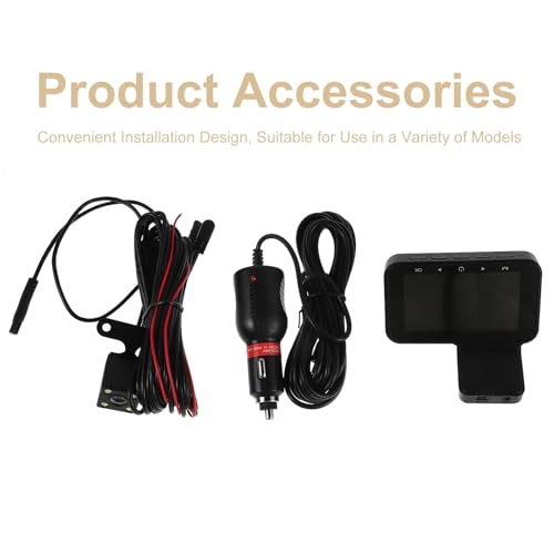 Cámara de salpicadero HD frontal doble con WiFi para coche y sistema de seguridad vial 7