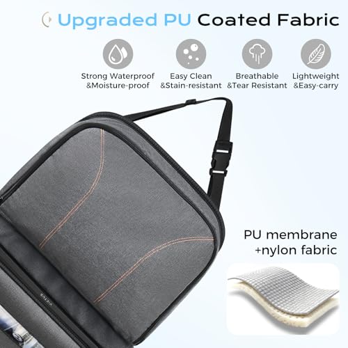 Image of Coverado Backseat Car Organizer 2 Packs, Heavy-Duty Durable Dual-Way Use Car Back Seat Organizer Waterproof with Multi Pockets, Zipper Closure Design, Protect Valuables from Spills, Keeps Car Tidy