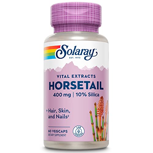 Image of SOLARAY Guaranteed Potency Horsetail Aerial Extract, Veg Cap (Btl-Plastic) 400mg | 60ct