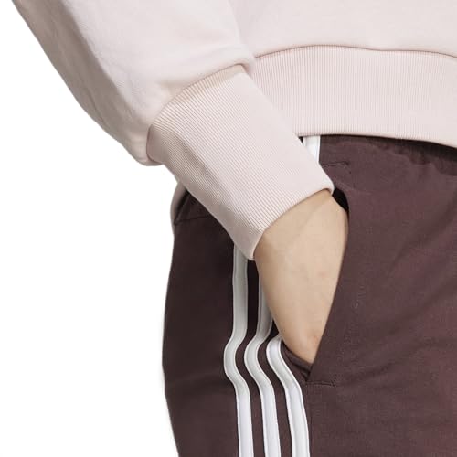 Image of adidas Womens 3-Stripes Drawstring Sweatpants Training Casual - Black