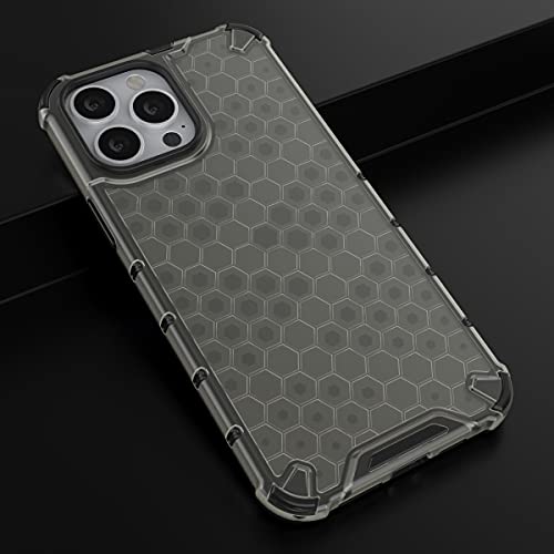 Image of Glasgow Back Case Cover Compatible with Apple iPhone 13 Pro Max (Stylish Design) -Black
