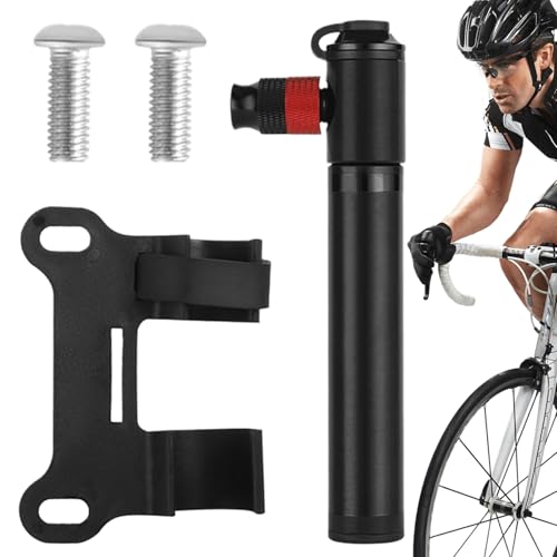 Bomba De Neumáticos De Bicicleta | Bomba De Neumáticos Portátil 7.6 Para Ciclo - Inflador Rápido Montaje Marco Accesorios Bicicleta Motocicleta