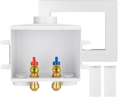 Miniatura 7 de EFIELD Doble drenaje 12 pulgada PEX conexión de crimpado x 34 pulgadas MHT lavadora caja de salida con martillo de agua de acero inoxidable