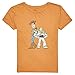Produktbild Ladies Toy Story Fashion Shirt - Ladies Classic Toy Story Tee - Buzz Lightyear and Woody Washed Short Sleeve Tee (Washed Orange, Large)