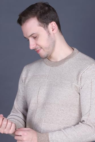 Image of GODFREY Full Sleeve Woolen Sweater for Man Winter Wear - Round Neck Pullover Regular Fit