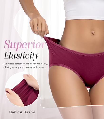 TANSTC Underwear Women Pack Low Rise Cotton Underwear Hipster Panties Soft Stretch Briefs Breathable Ladies Underwear - Image 3