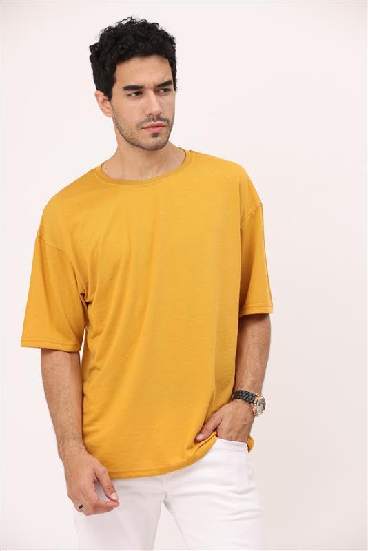 Image of LEOTUDE Men's Oversize Graphic Printed Combo Pack of 3 T-Shirt | Round Neck Half Sleeve T-Shirt for Men's (Combo : Pack of 3)
