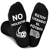 Regalos Originales para Hombre, Calcetines Hombre Divertidos - No molestes, estoy viendo el fútbol, Calcetines Divertidos para Padre Abuelo Novio para Navidad Día del Padre y San Valentín Cumpleaños