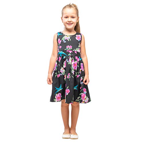 Miss Lavish London Baby Girl Casual Dress Audrey Hepburn Style Kids Summer Party Sleeveless Dresses 3 12 Years