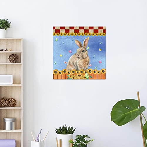 Décoration murale pour la maison idée cadeau chrétien lapin - 3